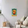 Cocktail - Negroni - Art - Sinaasappel Tuinposter op houten frame 2 cm dik klein -sfeer1