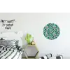 Bladeren - Tropisch - Jungle Wandcirkel aluminium klein -kinderkamer