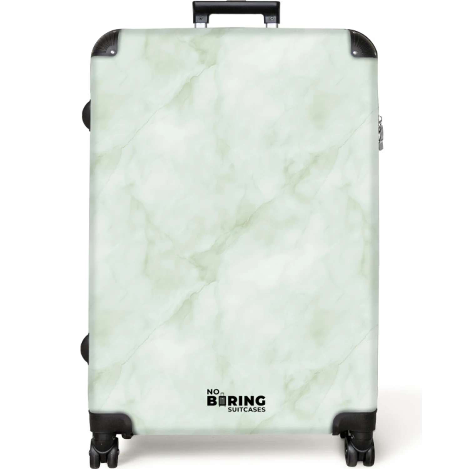 Groen - Marmer - Vloeiende aders NBS - Large koffer - Volwassenen Unisex groot -zzzzzzzzkaufland2