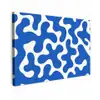 Vormen - Abstract - Blauw - Golven canvas 2cm klein -z3d