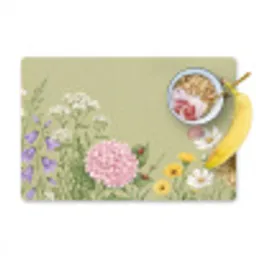 Botanisch - Bloemen - Kleurrijk Placemat vinyl groot -zzzproduct_Kitchenyeah-website