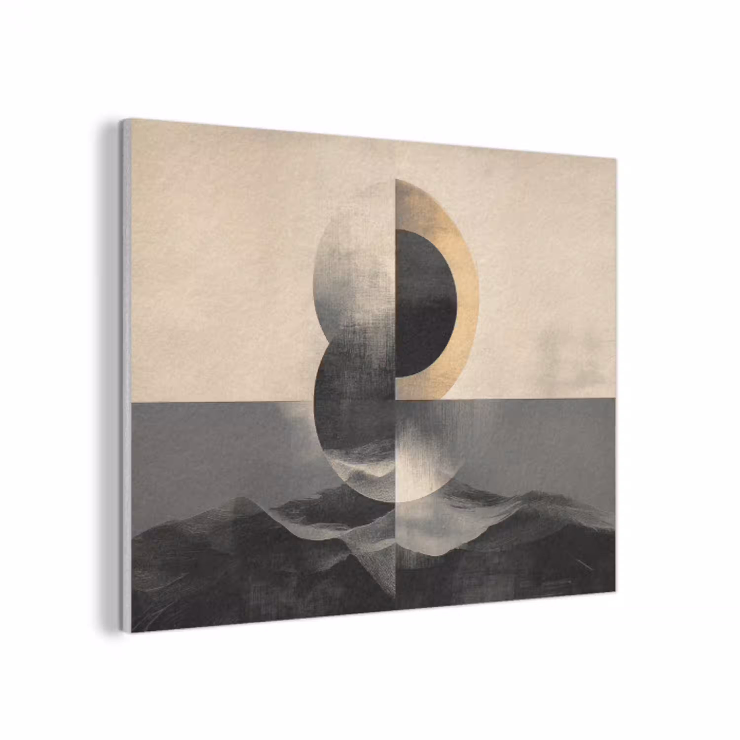 Cirkels - Schaduw - Abstract PET vilt klein -3d