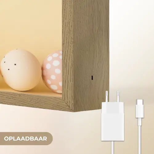 Eieren -  Konijn - Pasteltinten Light Box met batterij (Wandlamp) middel -USP_websiteoplaadbaarNL