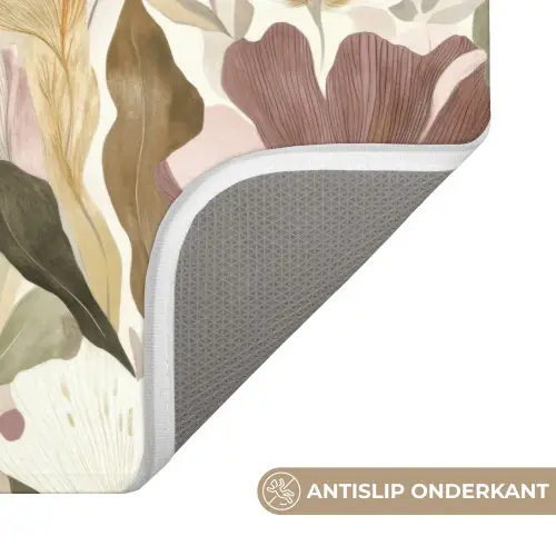 Bloemen - Aquarel - Kleurrijk Badmat klein 997 -USP_AntislipNL