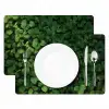 Groen - Bladeren - Kartel - Zonlicht Placemat vinyl groot -zzsfeer2_Kitchenyeah-website