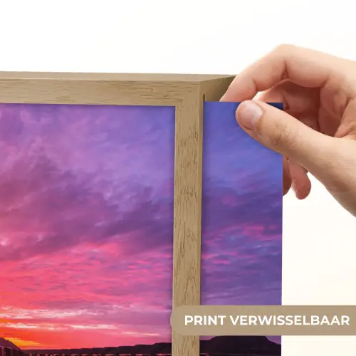 Steiger - Water - Zon - Roze - Horizon Light Box met batterij (Wandlamp) middel -USP_websiteprintNL