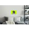 Vrouw - Sterrenhemel - Groen Muursticker klein -slaapkamer