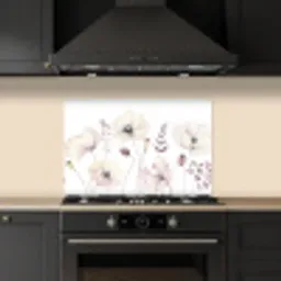 Bloemen - Pastel -  Planten - Wit keuken achterwand spatscherm klein -sfeer1