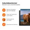 Schotse Hooglander - Berg - Water - Natuur - Koe Inductie beschermer vinyl 3mm klein -zzzzzzz-td-ups