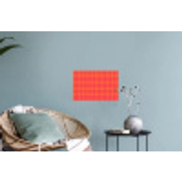Stippen - Patroon - Oranje Muursticker klein 286 -plant