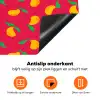Roze - Mango - Blauwe - Streepjes Inductie beschermer vinyl 3mm klein 276 -zzzzzzz-td-onderkant