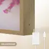 Zee - Roze - Bloemen - Poort Light Box met batterij (Wandlamp) middel -USP_websiteoplaadbaarNL