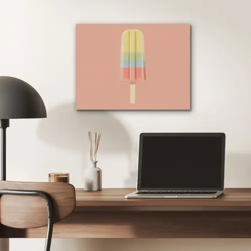 Waterijsje - Pasteltinten - Minimalistisch PET vilt klein -sfeer5