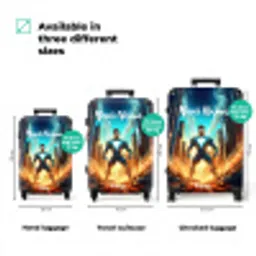 City superhero NBS - Handbagage koffer - Kinderen Unisex middel zzzzzzVergelijking_3EN