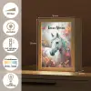 Paard - Natuur - Bloemen - Dieren - Bos Light Box met kabel (Kinderlampje) klein -USP_NL