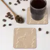 Beige - Marmer - Organisch - Wit onderzetter kurk middel 366 -sfeer2