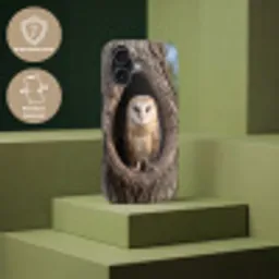 Kerkuil - Boom - Natuur - Bruin Toughcase MagSafe Apple iPhone 17 klein -USP_PrintM_NL