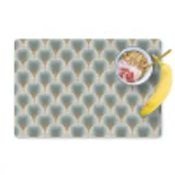 Waaier - Klassiek - Blauw Placemat vinyl groot 368 -zzzproduct_Kitchenyeah-website