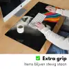Mond - Golven - Regenboog Muismat XXL klein -sfeer3