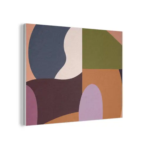 Vormen - Abstract - Kleuren - Vierkant PET vilt klein -3d