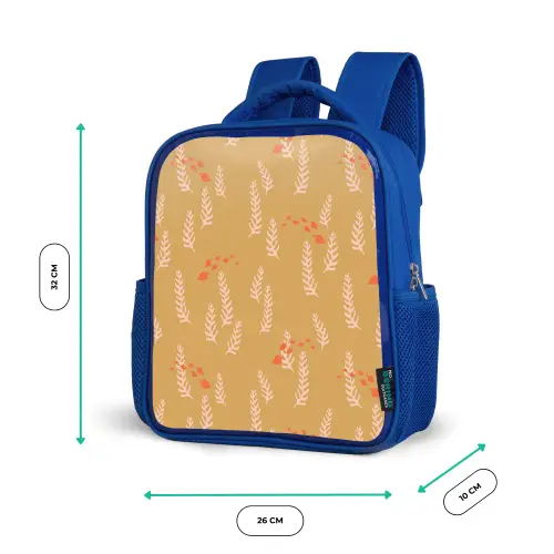 Zee - Dieren - Geel - Algen Kinderrugzak - Blauw middel 862 -productfoto_formaten