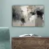 Kleurenpalet - Penseelstreken - Beige - Nevelig canvas 2cm klein -sfeer4