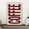 Koffie -Japandi - Rood - Vintage canvas 2cm klein -sfeer6