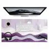 Golven - Heuvels - Abstract - Paars Muismat XXL klein -3d