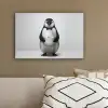 Pinguïn - WC rol - Wit canvas 2cm klein -sfeer3