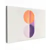 Cirkels - Abstract - Paars canvas 2cm klein -z3d