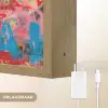 Graffiti - Jongen - Street art - Kleuren Light Box met batterij (Wandlamp) middel -USP_websiteoplaadbaarNL