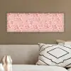 Vloeiend - Olieverf - Roze canvas 2cm klein 828 -sfeer3