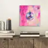 Discobal - Pink - Verf aluminium wit klein -sfeer1