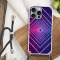 Driedimensionaal - Tunnel - Ruimte Hoesje iPhone 16 Pro Max met koord klein -sfeer4