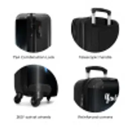 Politie powercar NBS - Handbagage koffer - Kinderen Unisex middel zzzzzzzbolletjes_ENG