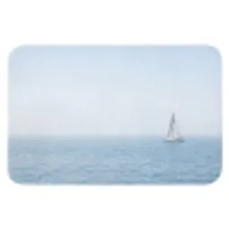 Horizon - Zeilboot - Zee Badmat klein -3d