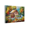 Landschap - Schilderij - Huis - Kunst - Herfst plexiglas 5mm klein -z3d