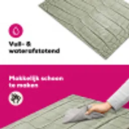 Krokodillenleer - Schubben - Groen Inductie beschermer vinyl 3mm klein -wsfeer6_website