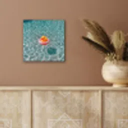 Badeend - Zwemband - Geel aluminium wit klein -sfeer4