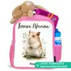 Dier - Natuur - Hamster Kinderrugzak - Roze middel -inhoud_NL