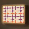Modern - Patroon - Kleurrijk Light Box met batterij (Wandlamp) middel 907 -z3d_website