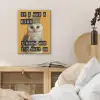 Geel - Uil - Vogel - Decoratie PET vilt klein -sfeer3
