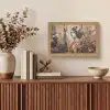 Kimono - Vrouw - kersenbomen Light Box met kabel (Tafellamp) klein -sfeer2