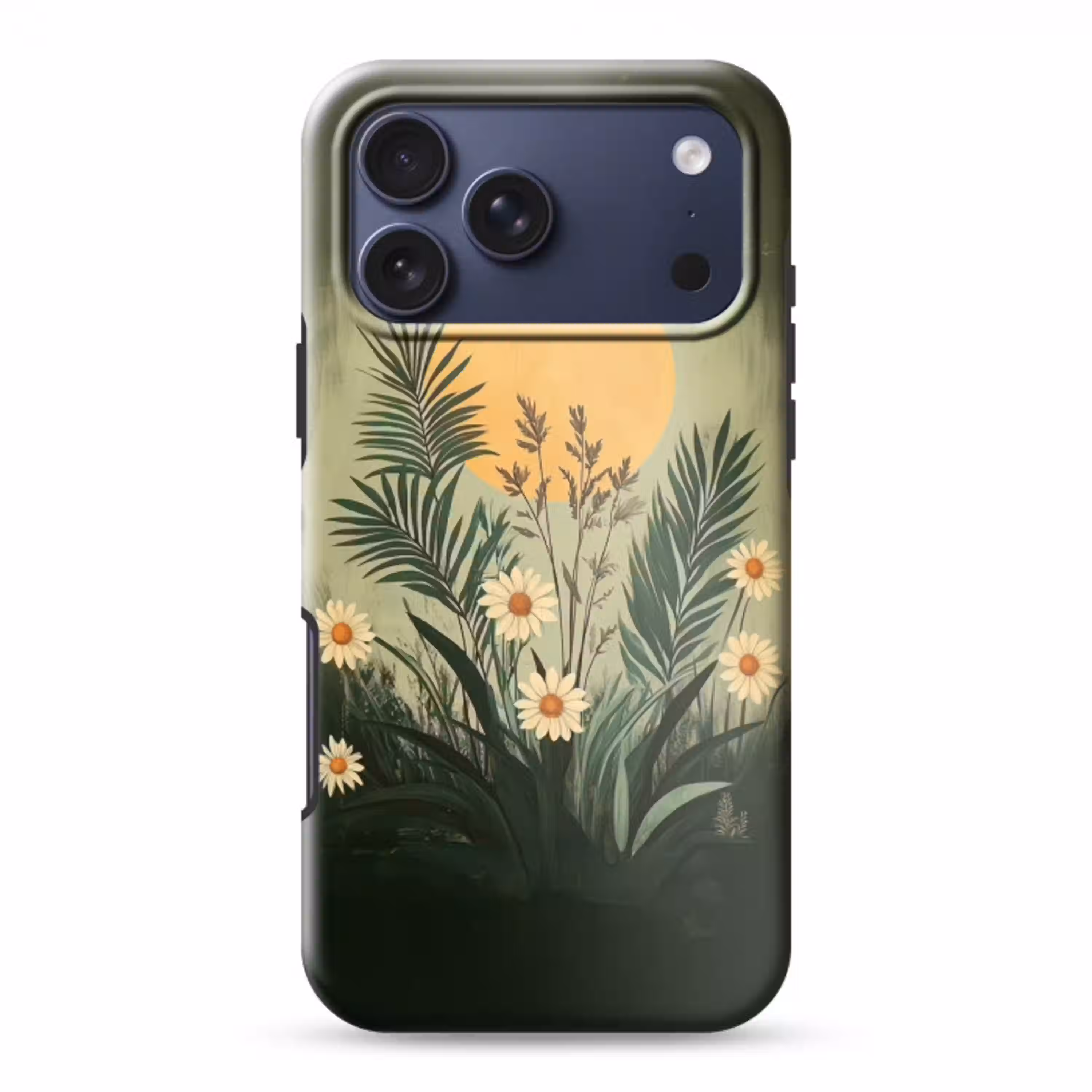 Bloemen - Bladeren - Zon - Groen Toughcase MagSafe Apple iPhone 17 Pro Max klein -3d