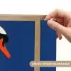 Zwaan - Wit - Snavel - Illustratie Light Box met batterij (Wandlamp) middel -USP_websiteprintFR