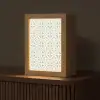 Abstract - Structuur - Grijs - Wit Light Box met kabel (Tafellamp) klein 925 -z3d_website