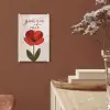 Klaproos - Bloem - Rood - Valentijn plexiglas 5mm klein -sfeer5