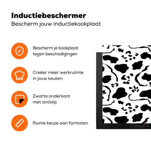 Vormen - Lijnen - Grafisch Inductie beschermer vinyl 3mm klein 276 -zzzzzzz-td-ups