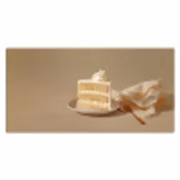 Vanilletaart - Cake - Romig Muismat XXL klein -3d_leeg