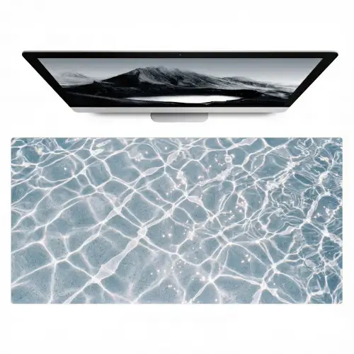 Water - Reflectie - Zonlicht Muismat XXL klein -zzz3d